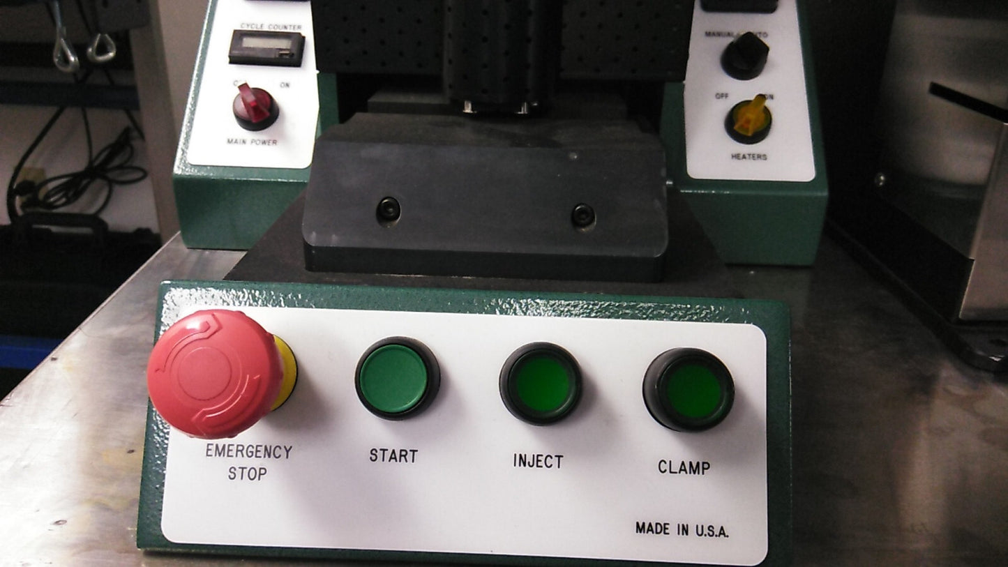 PEZO VIA Biomedical  GS-5T PLASTIC INJECTION MOLD PRESS PNEUMATIC RAM