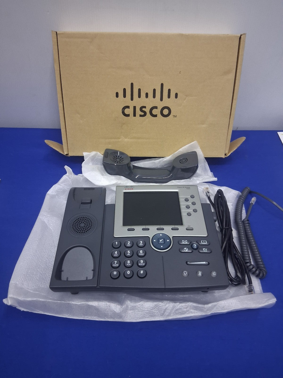 Cisco Systems CP-7965G UNIFIED IP PHONE NEW OPEN BOX NO POWER SUPPLY