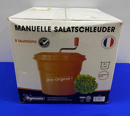 DYNAMIC ® 20 L/5 GAL 'THE ORIGINAL' MANUAL SALAD SPINNER