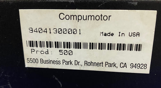PARKER COMPUMOTOR 500 INDEXER COMPUTER INTERFACE MOTOR CONTROLLER