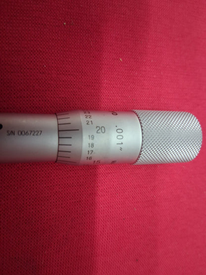 Mitutoyo 101-117 M225-1 Mechanical Outside Micrometer 1"-2" Range 0.001"