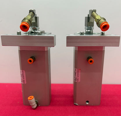 SMC NCDQ2KB25-50DM COMPACT NON-ROTATING DOUBLE-ACTING PNEUMATIC CYLINDER - QTY 2