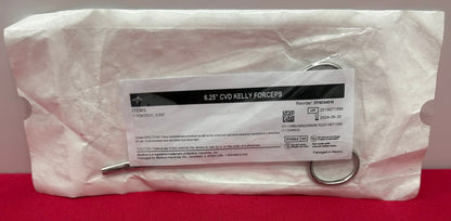 MEDLINE 6.25” CVD KELLY FORCEPS CURVED DATE 6-30-2024 1 HEMOSTAT 6.000”