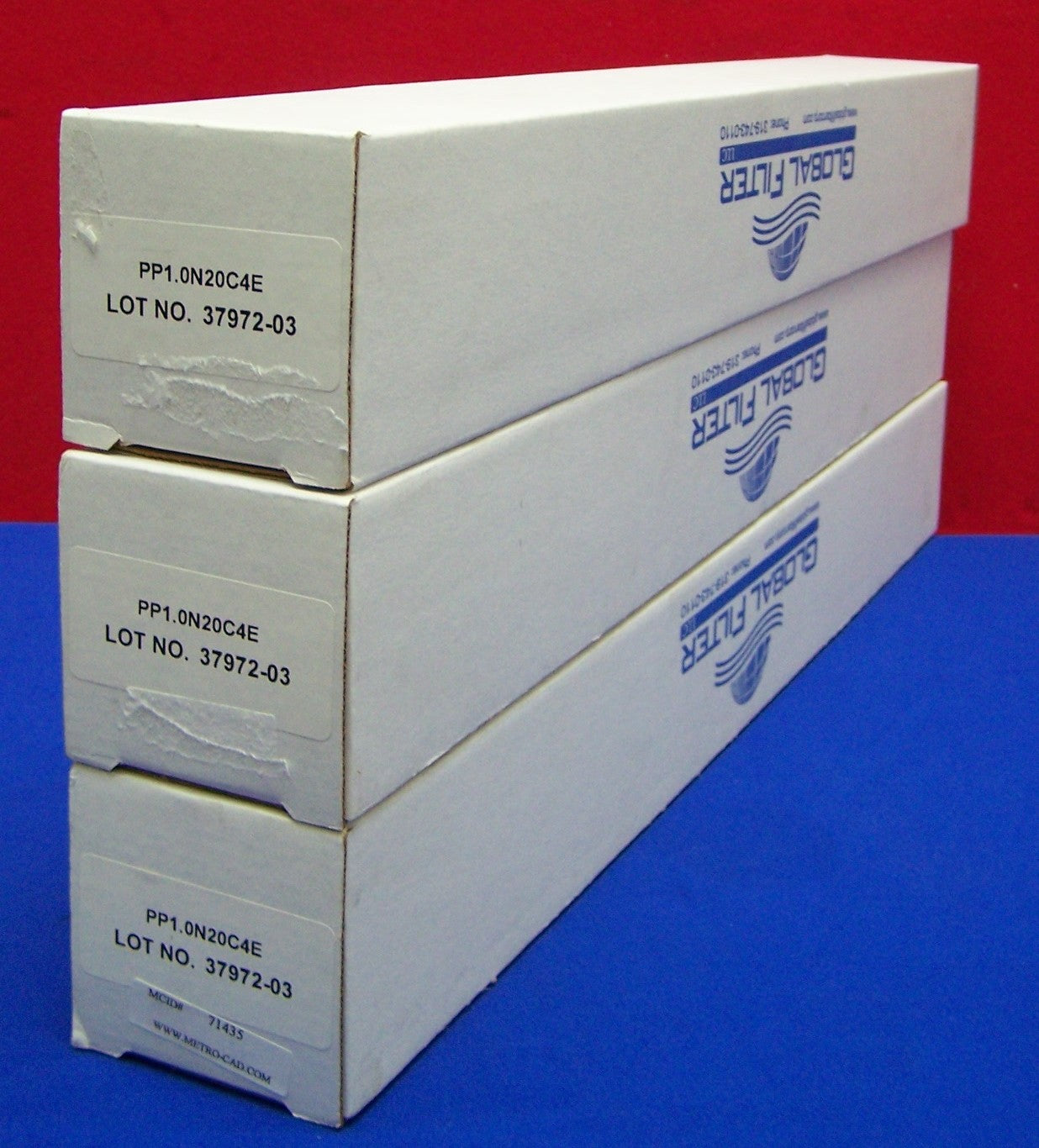 QTY 3 - FILTRO GLOBALE PP1.0N20C4E FILTRI