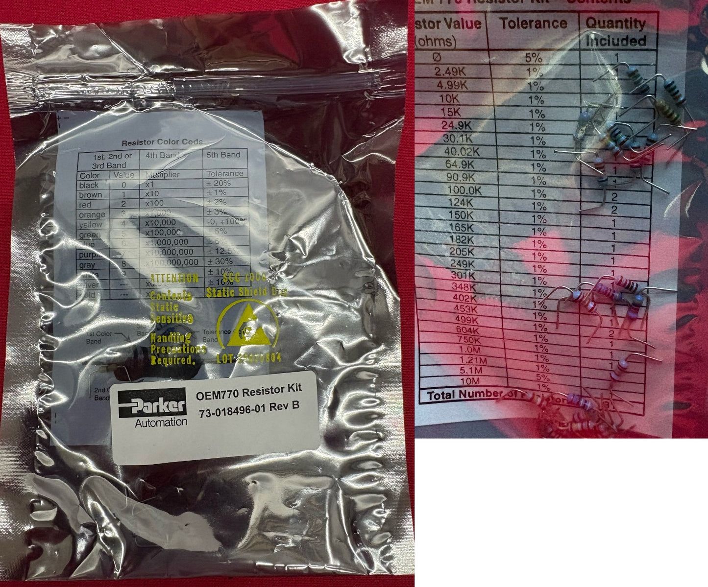 PARKER COMPUMOTOR OEM SERIES TORQUE SERVO DRIVE OEM770T w/ 73-018496-01 REV B