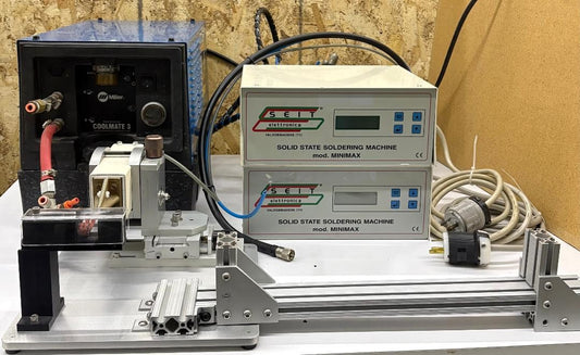 2 SEIT MINIMAX SOLID STATE RF INDUCTION HEAT UNITS  and MILLER COOLMATE 3 /PARTS