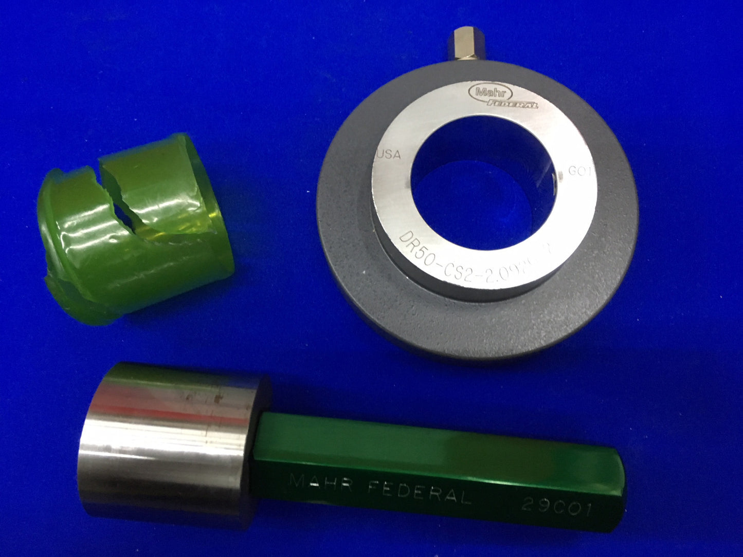 MAHR FEDERAL JET LUFTRING-MESSSATZ DR50-CS2-2.0920-2 &amp; 29C01 2.0920 MASTER CL-X