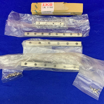 Lot de 4 rails de mouvement linéaire miniatures IKO Nippon Thompson LWL9B LWL12B
