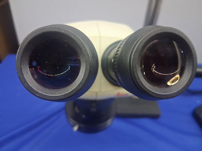 LEICA S6E STEREO ZOOM 6.3- 40X MAGNIFICATION BOOM STAND LED RING LIGHT