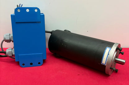 HALLMARK INDUSTRIES MD0090X-A PERMANENT MAGNET DC MOTOR 1/3 HP - PARTS/REPAIR