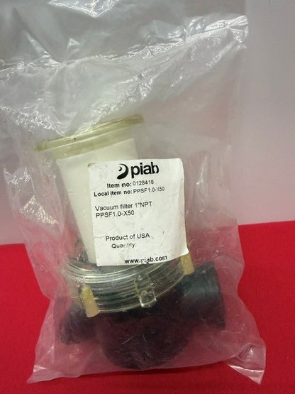 PIAB 0128418 / PPSF 1.0-X50 Vacuum filter 1" NPT