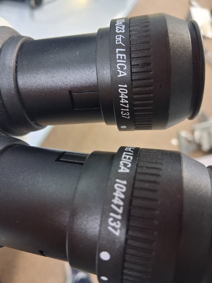 Leica S4E 6.3-30X Stereo Zoom Microscope with Boom Stand and LED Ring Light