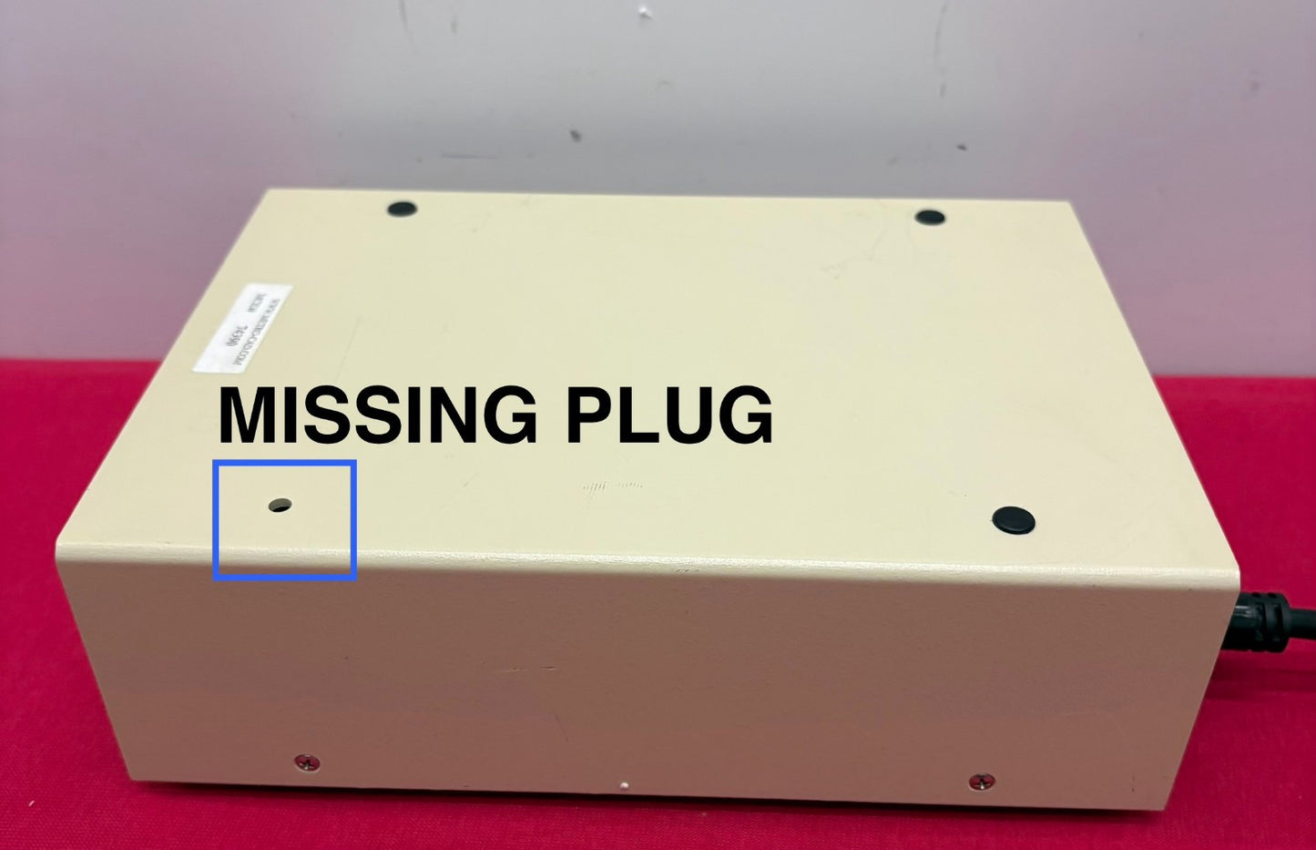 METRONICS QC1000M-AR-MT QUICK-CHEK DIGITAL DISPLAY DEVICE - FOR PARTS/REPAIR