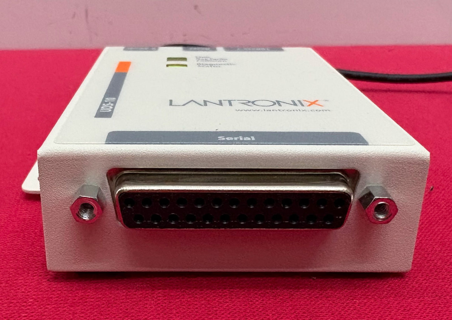 LANTRONIX® UDS-10 SERIAL TO ETHERNET INTERFACE 080-212-000 w/ POWER SUPPLY
