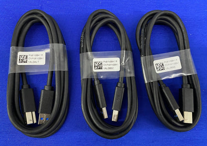 DELL PN81N-BA10-1AL 6FT TYPE A TO B USB 3.0 CABLE ITEMS ARE NEW 1 LOT OF 3