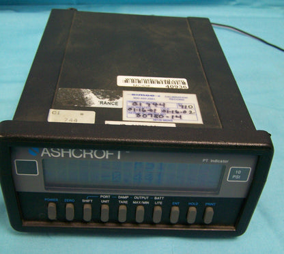 Ashcroft® PT デジタル圧力インジケーター ベンチトップ 温度範囲 32°～120°F