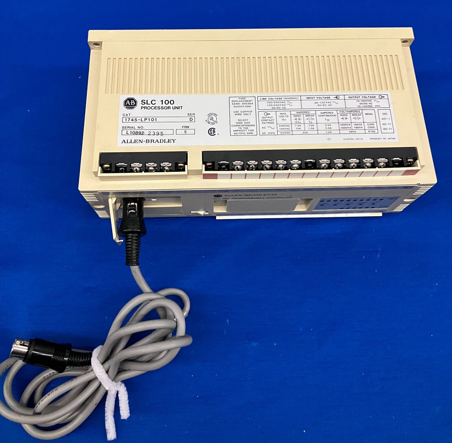 AB / ALLEN BRADLEY / ALLEN-BRADLEY 1745-LP101 UNIDAD DE PROCESADOR SER D