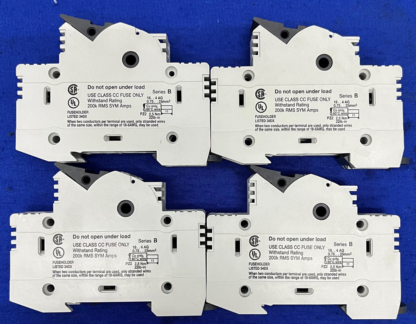 AB ALLEN BRADLEY 1492-FB1C30-L ヒューズホルダー 30A 600V 4個セット