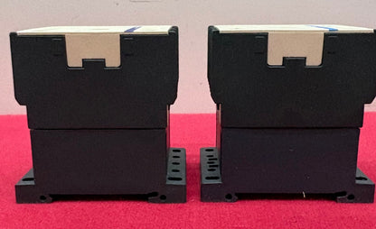 Lot of 2 SCHNEIDER LP1K0910BD TeSys K 3-POLE CONTACTOR 24VDC USED
