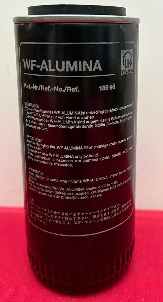 LEYBOLD ACTIVATED WF-ALUMINA 18996 FILTER 1.3 LITER